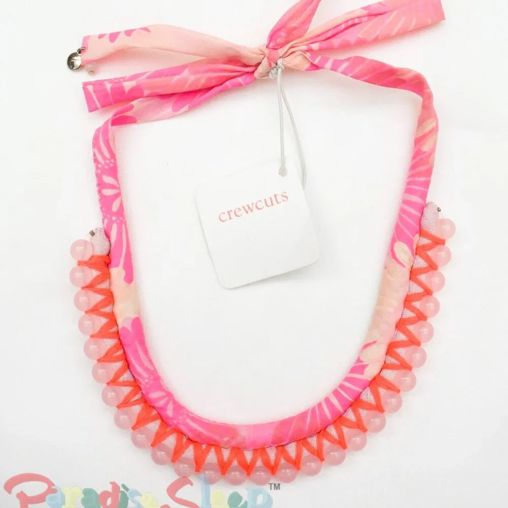 🩷 *Crewcuts*  GIRLS' Crystal Bloom Beaded Necklace - NEW! - FAST SHIP!